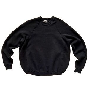 VINTAGE DEADSTOCK RUSTLER CREWNECK SWEATSHIRT FADED BLACK XL